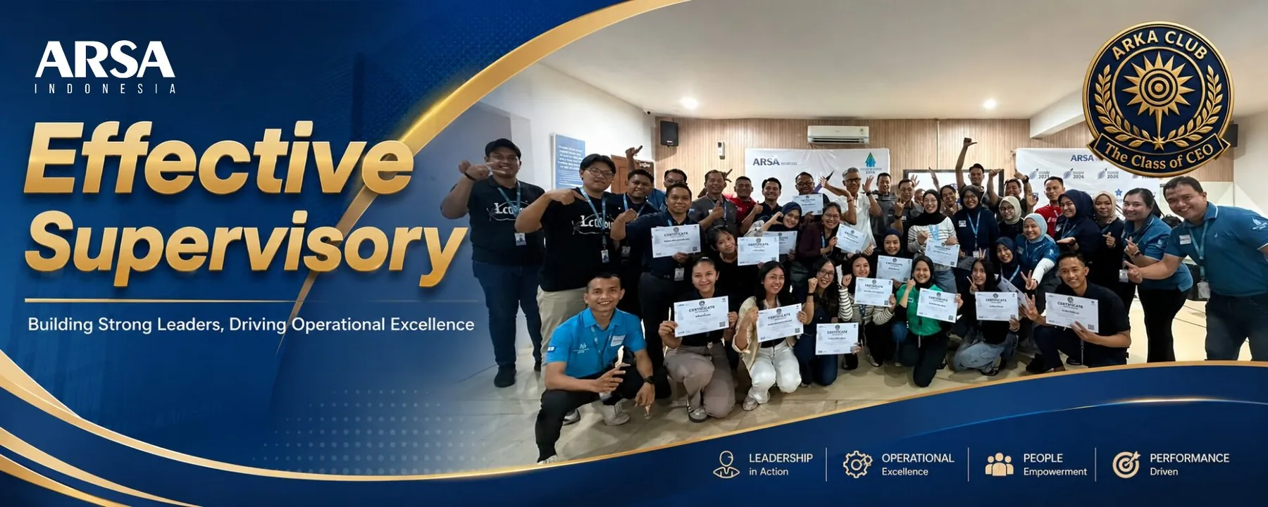 ARKA Club | Talent Circle – The Class of CEO Conducts Effective Supervisory Workshop to Develop Future Leaders